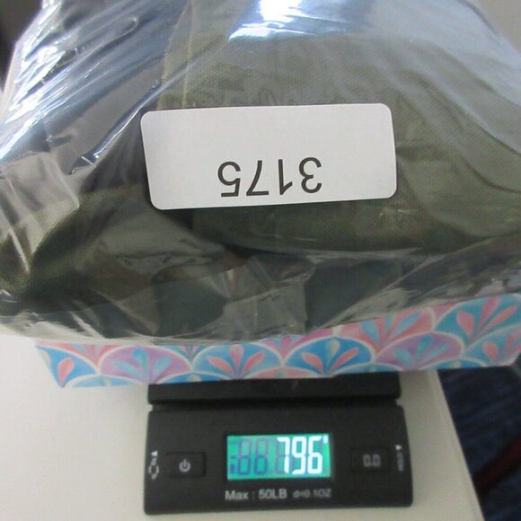 Club Monaco Alixi Utility Moto Jacket Women M Green Black Leather Sleeves 796 - Picture 14 of 14